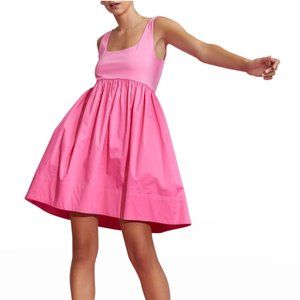 BRAND NEW flattering neckline pink tank dress Cynthia Rowley